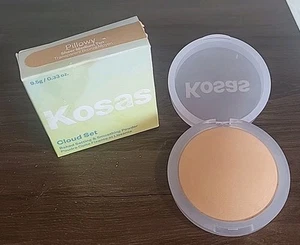 Kosas Cloud Set Baked Setting & Smoothing Powder "Pillowy" Medium Tan Stain Box - Picture 1 of 15