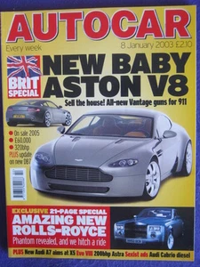 AUTOCAR - ROLLS-ROYCE PHANTOM - 8 Jan 2003 v 235 # 2 - Picture 1 of 1