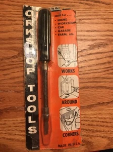 Vintage Bendy Screw Driver In Package  - Picture 1 of 4