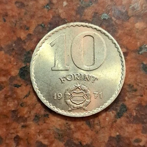 1971 HUNGARY 10 FORINT COIN - #B5480 - Picture 1 of 2