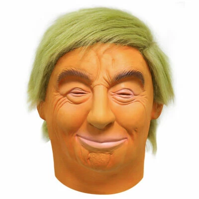 Máscara de látex realista de celebridades de Donald Trump para disfraz de Halloween fiesta con disfraces Foto 1 de 4