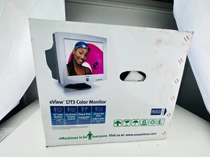 eMachines eView 17f3 17" Color Monitor New Old Stock In Box - Picture 1 of 5