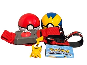 Pokemon Tomy Clip N Carry Pikachu Pokeball Cintura Palla Rapida - Foto 1 di 9