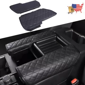 Cojín de reposabrazos central de cuero para Toyota Tundra 2022+ - Imagen 1 de 10