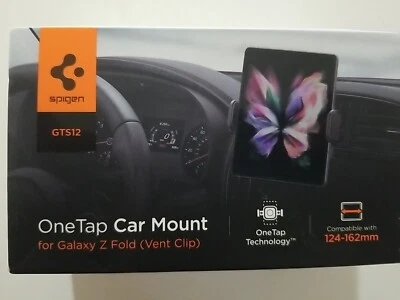 For Galaxy Z Fold Vent Clip | Spigen [OneTap] Car Mount New One Tap Vent Clip - Image 1 of 4