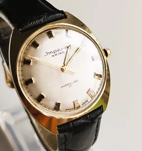 IMPERA VINTAGE HERREN ARMBANDUHR 1970 – mit neuem Quarz-Uhrwerk - Bild 1 von 5
