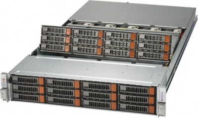 Supermicro 2U 24 Bay LFF Server Xeon 2.6Ghz 28 Core 256GB DDR4 HW RAID 5 6 SAS3 - Image 1 of 4