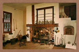 Family Kitchen George Washington Mount Vernon Alexandria Virginia Postcard - Picture 1 of 2