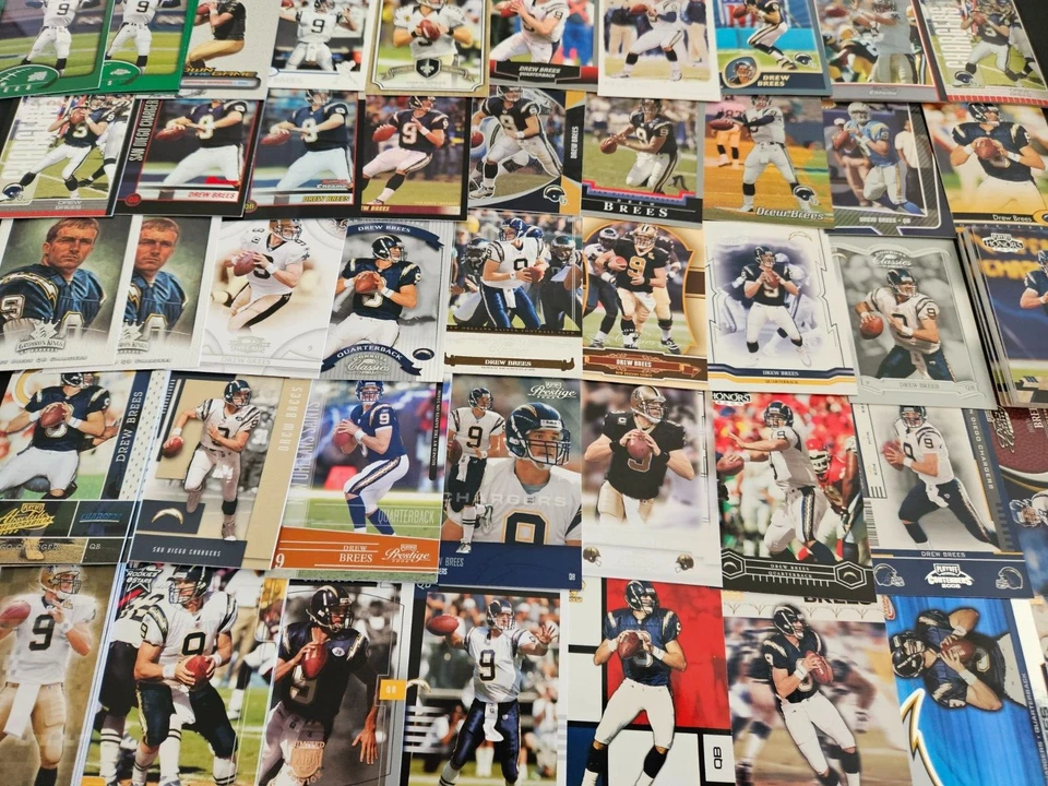 DREW BREES YOU PICK SEE SCANS OF EVERY CARD INSERTS,2ND YEAR CARDS PURDUE STAR - Image 1 of 1