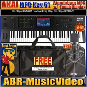 AKAI Professional MPC Key 61 Standalone, On-Stge Keyboardständer, Bank, Gigbag - Bild 1 von 19