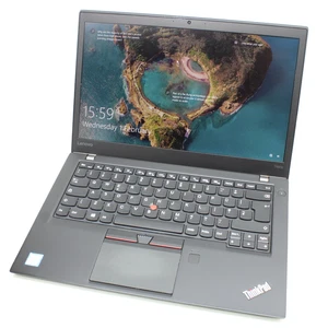 Lenovo ThinkPad T460s Windows 10 14" Laptop Intel i7 6600U 2.6GHz 12GB 256GB SSD - Picture 1 of 18