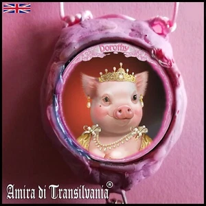 pig pendant charm jewelry necklace amulet good luck attraction money talisman - Picture 1 of 24