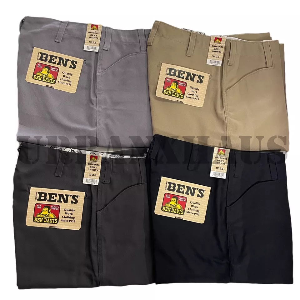 BEN DAVIS MEN'S ORIGINAL SHORTS * 5 COLORS SIZE 32-54 - Image 1 of 1
