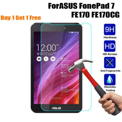 2Pcs For ASUS ZenPad 10 Z300C Z300CL  Z301 Screen Protector Cover Tempered Glass - Image 1 of 4