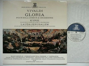 STEPHANE CAILLAT DIRECTS VIVALDI KYRIE, GLORIA & LAUDA JERUSALEM ERATO 70170 - Picture 1 of 3