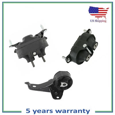 Juego de 3 piezas de motor y montaje de transmisión automática para Chevrolet Malibu 2004-2010 3,5 L V6 Foto 1 de 4