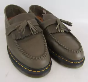 Dr Martins Men's Air Wair Olive Green Slip On Loafers UK Size 9 Unboxed - Picture 1 of 23