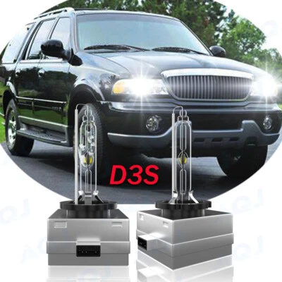 For Lincoln Navigator 2007-2017 35W D3S HID High&Low Beam Front Headlight Bulbs - Image 1 of 4