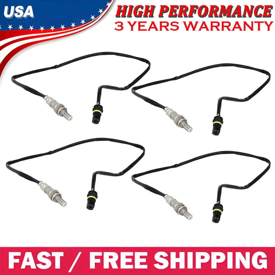 Set of 4 Oxygen Sensor for Mercedes-Benz S430 4.3L S500 5.0L 2001 2002 2003-2006 - Image 1 of 4