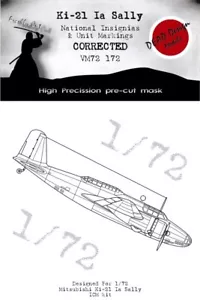 Ki-21 Ia Sally Nat. ins. & Markierungen für 1/72 ICM - DEAD Design VM72172 NEU - Bild 1 von 2