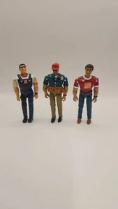 1999 Lanard Home Depot Male Workers Collector Rare Action Figure 3.75" Lot Of 3 - Picture 1 of 1