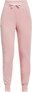 UNDER ARMOUR GIRL'S RIVAL FLEECE JOGGERS (Size YSM/P/CH) - Picture 1 of 4