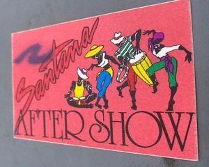 Vintage Santana after show pass - Picture 1 of 2