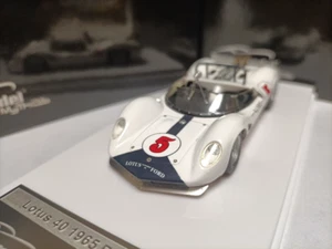 Tecnomodel 1/43 Lotus 40 #5 British GP 1965 A.J.F0YT WHITE resin Model Car  - Picture 1 of 5