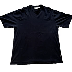 Vintage 90s Plain Black T-shirt Size L Single Stitch Short Sleeve Blank - Bild 1 von 3