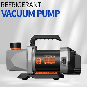 For Battery 18v 1/2HP 2.5CFM Refrigerant Vacuum Pump 1/4 Air inlet Refrigeration - Picture 1 of 14
