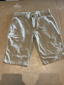 Carhartt Canvas Shorts Size 34 Relaxed Fit Skater Streetwear Work Beige - Picture 1 of 11