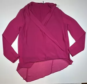 Guess By Marciano Size Medium Blouse Top Draped Layered Polyester Crossover - Picture 1 of 6