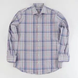 Peter Millar Mens Sz. L Multi-Color Long Sleeve Button Front Sport Dress Shirt - Picture 1 of 5