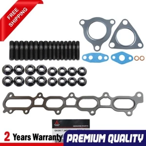 Genuine Exhaust Manifold&Turbo Gasket&Stud For Mitsubishi Challenger 4D56 2.5L - Picture 1 of 10