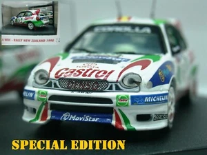 WOW EXTREMELY RARE Toyota Corolla WRC 5 Sainz N Zealand 1998 SE 1:43 Vitesse-HPI - Picture 1 of 3