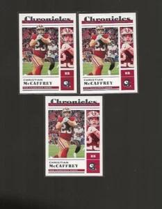 2022 PANINI CHRONICLES CHRISTIAN MCCAFFREY #29 LOT OF 3 CARDS - Picture 1 of 1