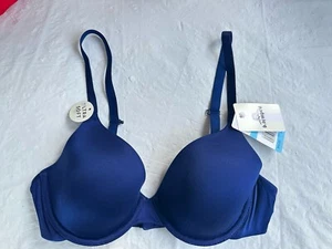 b. tempt’d 953281 Future Foundations Underwire Bra 32C Blue - Picture 1 of 5
