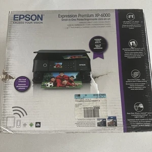 🔥 Epson Expression Premium XP-6000 Small-in-One Duplex Printer Copier Scanner - Picture 1 of 2