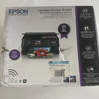 🔥 Epson Expression Premium XP-6000 Small-in-One Duplex Printer Copier Scanner - Image 1 of 2