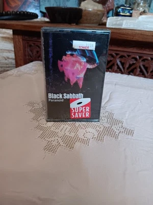 Black Sabbath Paranoid Re-Issue Factory Sealed Cassette Tape 1971 - Image 1 of 4