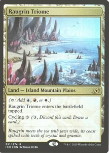 Magic The Gathering Raugrin Triome (251) *Lámina* Sello Promocional Ikoria MT/NM Envío Gratis - Imagen 1 de 2