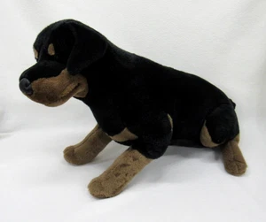 Vintage Douglas Rottweiler Plüschtier groß 26 Zoll ohne Tush-Etikett - Bild 1 von 18