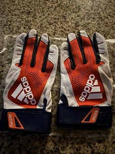 Carlos Correa Astros Game Worn Used Adidas White/Blue CC1 Batting Gloves XL Pair - Picture 1 of 7