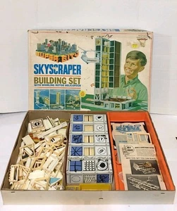 Vintage 1968 Ideal Super City Skyscraper Building Set Parts InComplete - Picture 1 of 8