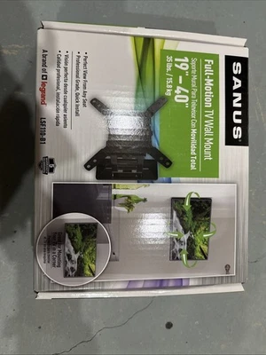 Sanus 19 to 40-in Full Motion Indoor Wall Tv Mount Fits TVs up to 40-in - Image 1 of 4