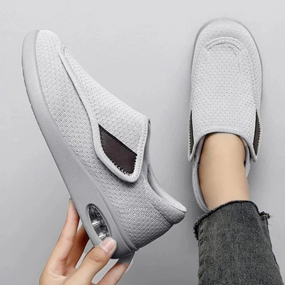 Casual Wide Fit Comfort Shoes Soft Walking Footwear For Swollen Feet Diabetic - Image 1 of 4