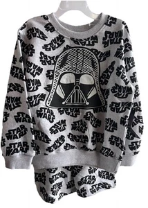 Star Wars Baby Fleece Sweatshirt & Jogger Shorts Set Size 5 Boys - Picture 1 of 3