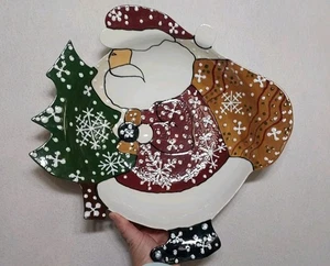 EXPRESSLY YOURS Servierschale 16" groß RAR Santa Vintage 2003 Sammeltablett  - Bild 1 von 18