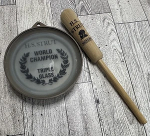 H.S. Strut Campeón del Mundo Triple Vidrio Fricción Turquía Llamada con Golpeador de Palo de Rosa - Imagen 1 de 4