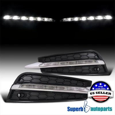 Fits 2011-2014 Chevy Cruze LED Fog Lamps Daytime Driving Lights Chevrolet 11-14 Foto 1 de 4